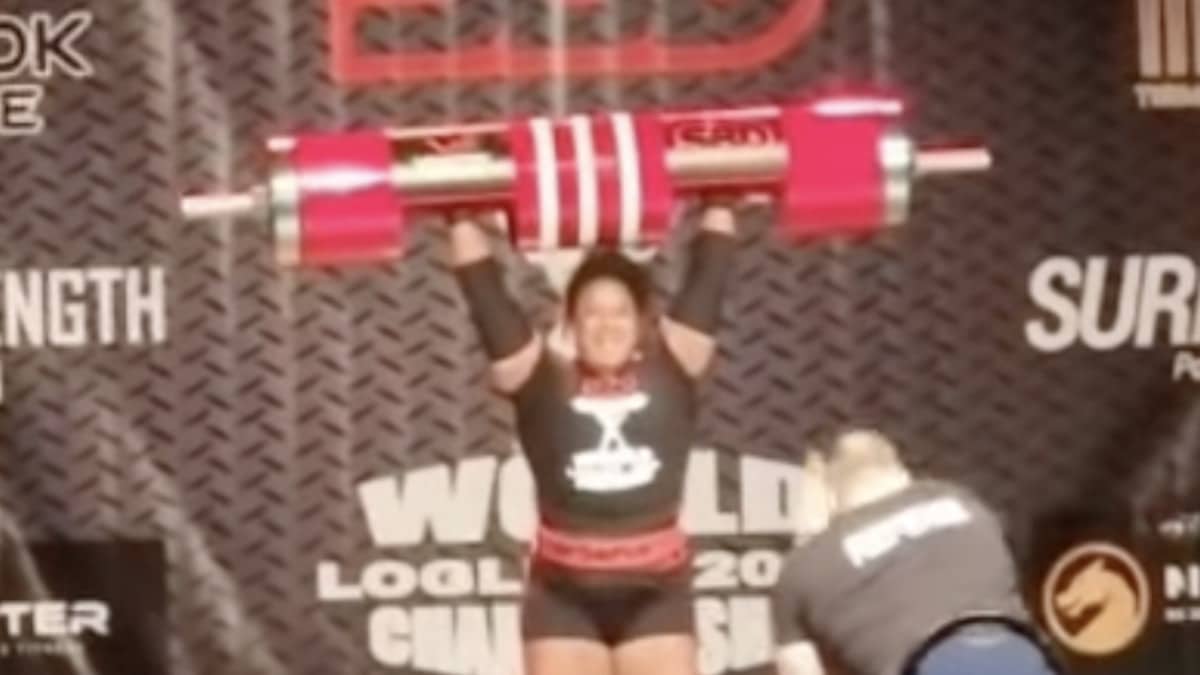 Strongwoman Andrea Thompson Sets Log Lift World Record of 140 Kilograms (308.6 Pounds)